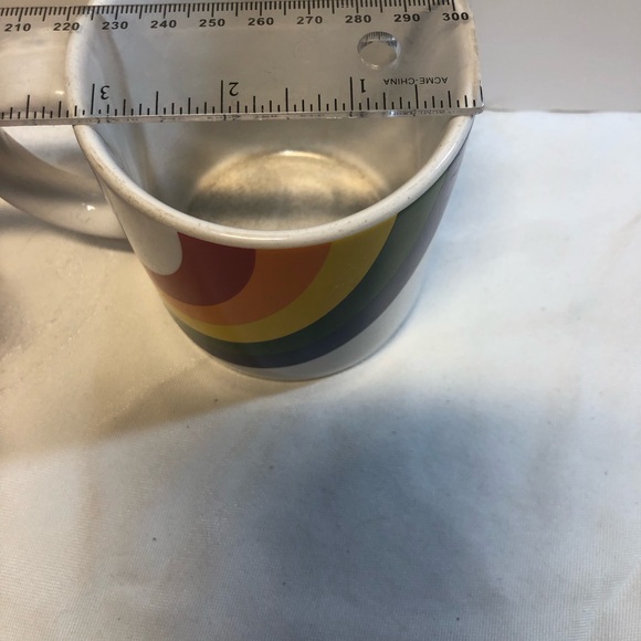 Vintage 1984 F.T.D.A. Rainbow Coffee Mug Made in Korea Pride LGBTQ - Picture 12 of 15